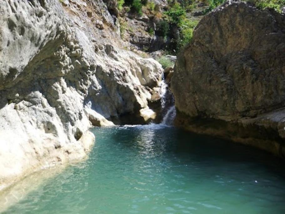 Gite Le Chaudron 1 A 7Pers Avec Piscine Villa Montclar-sur-Gervanne Bagian luar foto