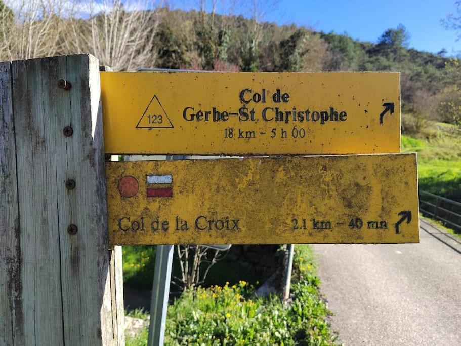 Gite Le Chaudron 1 A 7Pers Avec Piscine Villa Montclar-sur-Gervanne Bagian luar foto