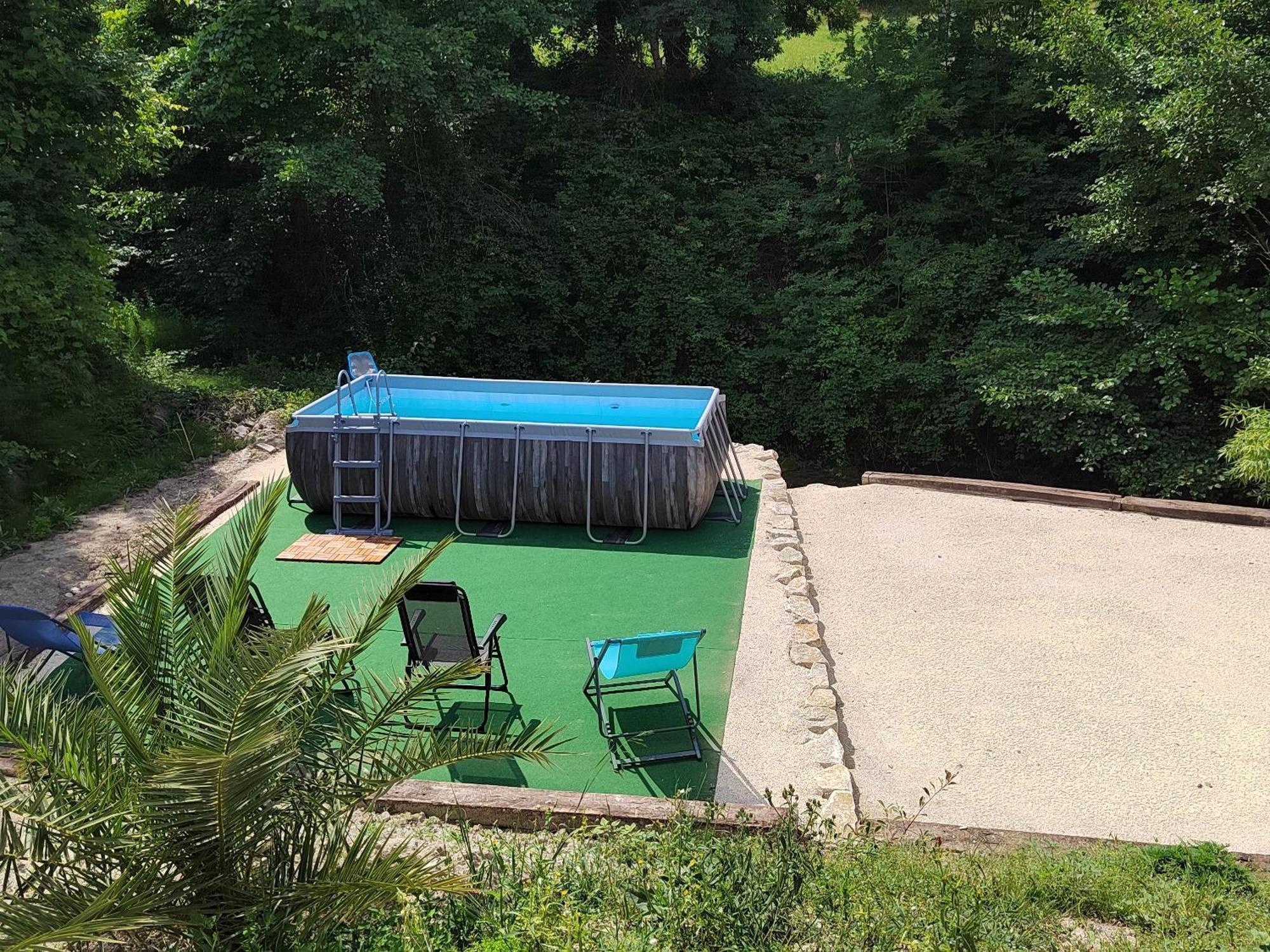 Gite Le Chaudron 1 A 7Pers Avec Piscine Villa Montclar-sur-Gervanne Bagian luar foto